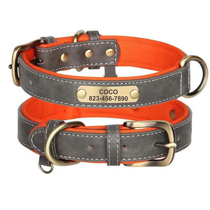 Custom ID Name Dog Collar – Personalized, Durable & Adjustable Collar.