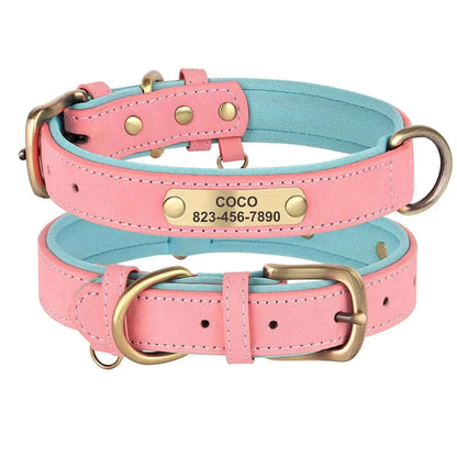 Custom ID Name Dog Collar – Personalized, Durable & Adjustable Collar.